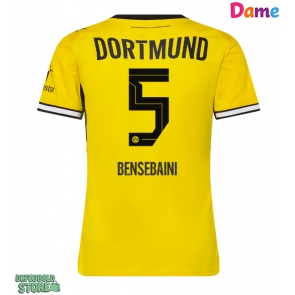 Borussia Dortmund Ramy Bensebaini #5 Replika Hjemmebanetrøje Dame 2026-27 Kortærmet